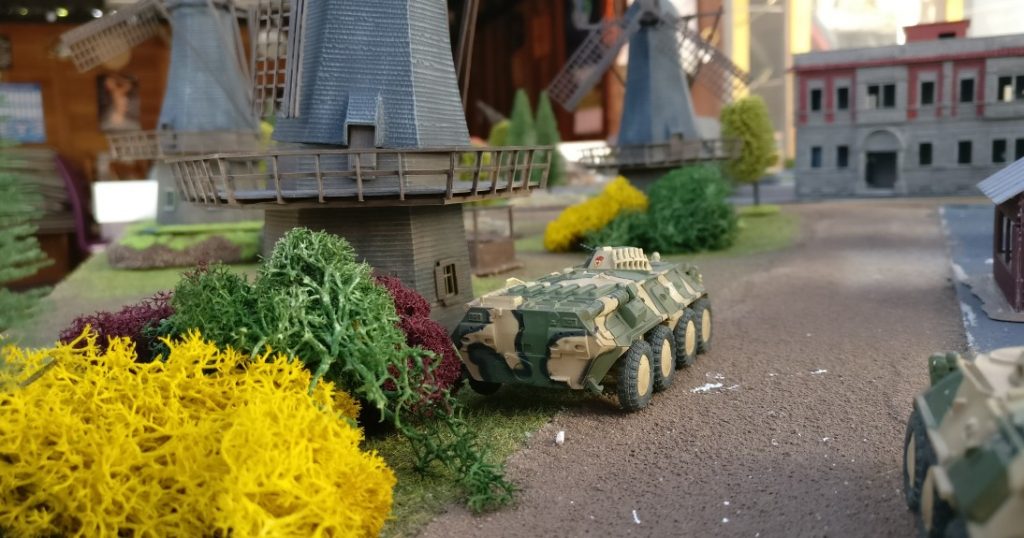 T-55, T-72 und BTR-80 aus Minsk. Umland-Fotos aus Eisenstadt-Fritzvorstadt