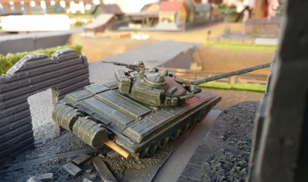 T-55, T-72 und BTR-80 aus Minsk. Umland-Fotos aus Eisenstadt-Schwarzenau