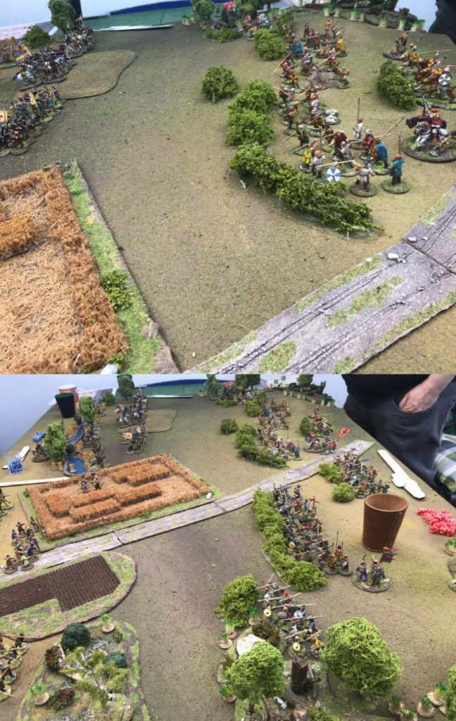 Die Schlacht bei Hastings. Fotos vom Table-top-Spiel.