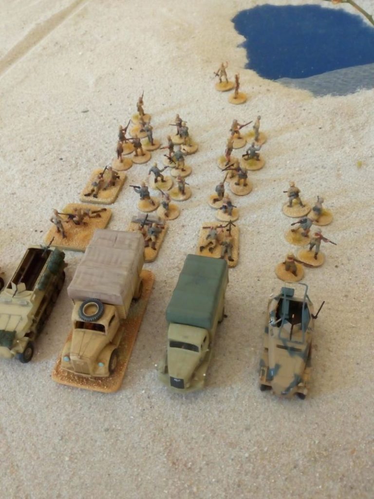 Die Bolt Action "Desert Battle" irgendwo bei Bir Hacheim oder Sidi Barani. 