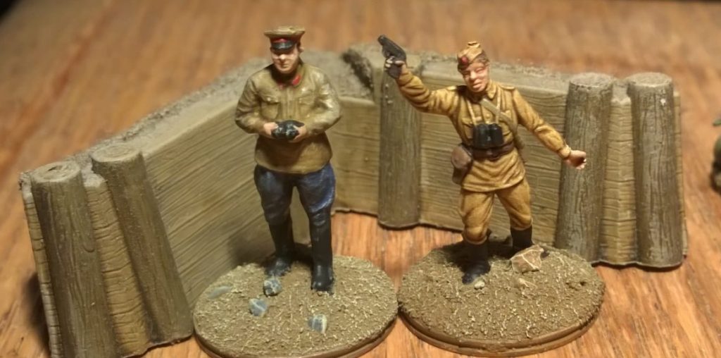 Piotr Kalinin und Sergej Gasparov aus dem Esci Set 203 Russian Soldiers