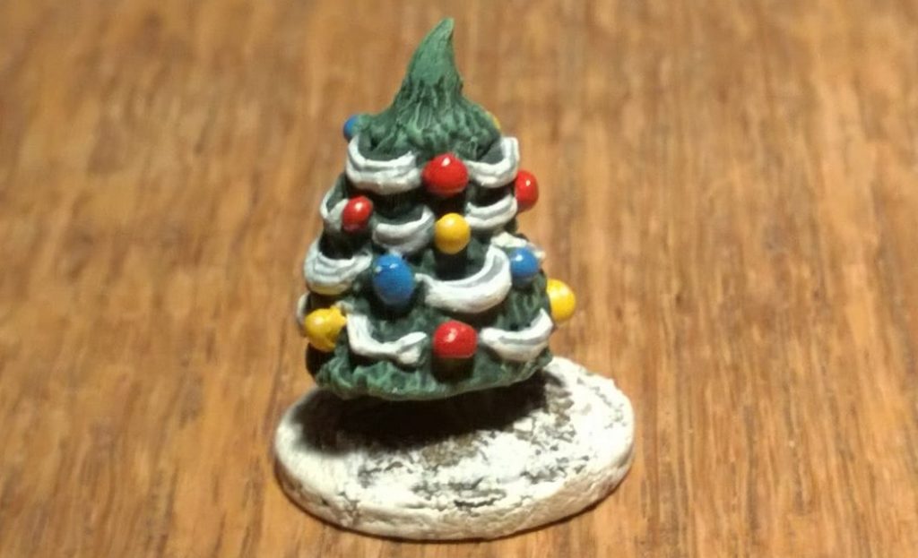 Ein Killer Xmas Tree von Alternative Armies für Horde of the Things (HOTT) aus der Seasons of Celebration Range