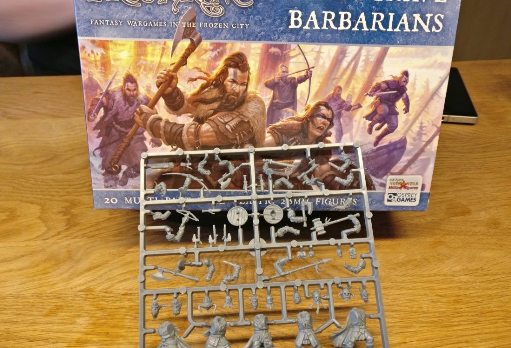 Von Frostgrave hat sich Doncolor die Packung "Barbarians" FGVP04 geholt.