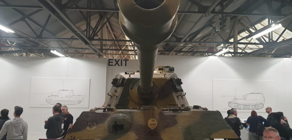 En Diescher! Ein fettes Dickblech für florian und Josef. Der Panzerkampfwagen VI Tiger II im The Tank Museum Bovington am Tankfest 2019.