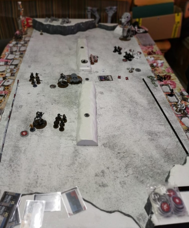 Der "Star Wars Legion" - Spieltisch.