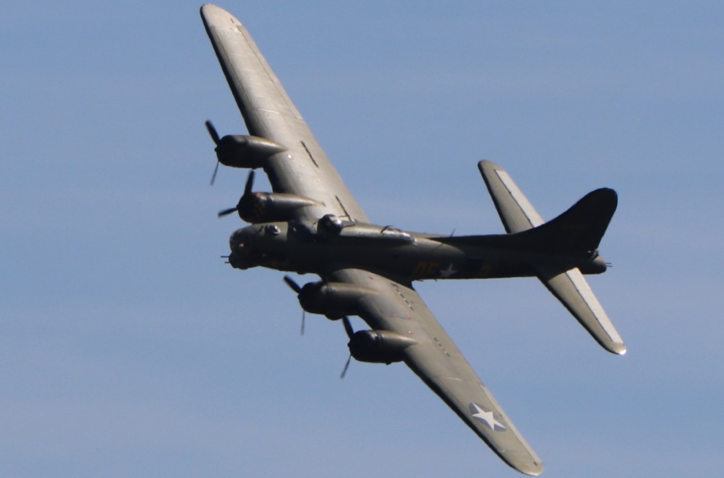 Auf der Sanicole Airshow 2019: die B-17 Flying Fortress "Memphis Belle"