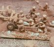 8th Army: zwei Ordnance QF-6-Pfünder-7-cwt 57mm Anti Tank Gun für Nordafrika
