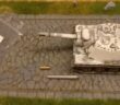 152,4mm ML-20S für das ISU 152- Ein Umbau mehrerer ISU 122 zum ISU 152 unter Verwendung von gedrehten Rohren für die 152mm Haubitze ML-20S.
