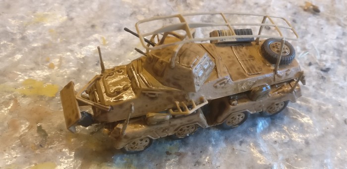 Der frisch gewashte DeAgostini Schwerer Panzerspähwagen 8-Rad Sd.Kfz. 232