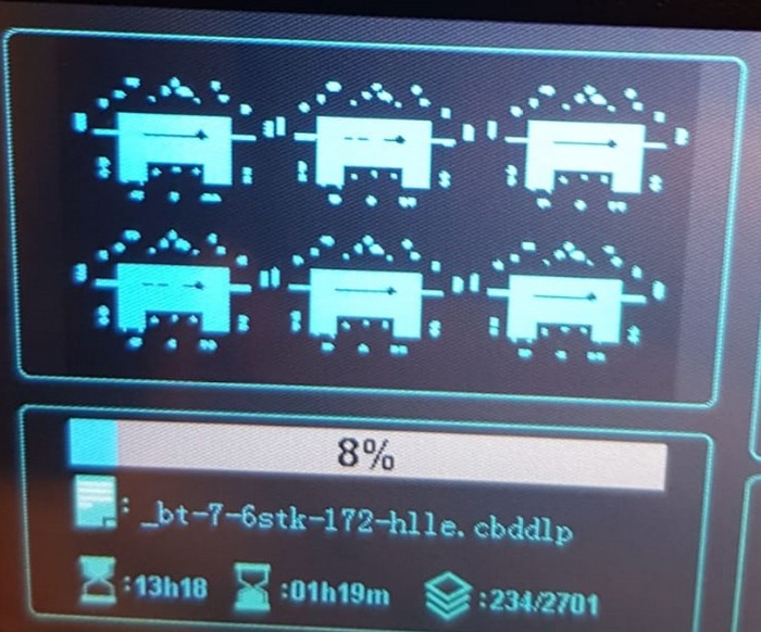 Die erste Panzerserie für die Rote Armee waren BT-7. Hier der Konfigurationsbildschirm auf der Software für den 3D-Drucker.