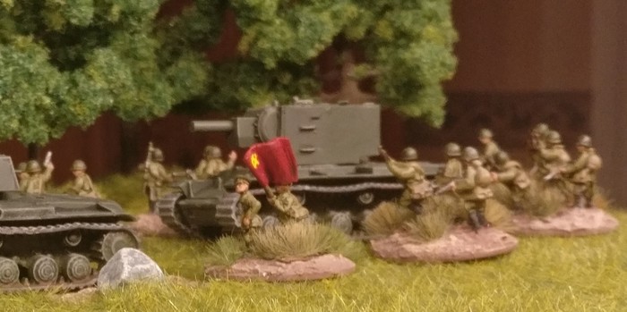 Gardeinfanterie stürmt mit nach Vorne!