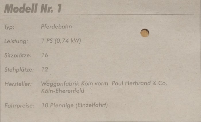  125 Jahre Straßenbahn in Chemnitz: Wagen Nr. 1 - Pferdebahn anno 1880