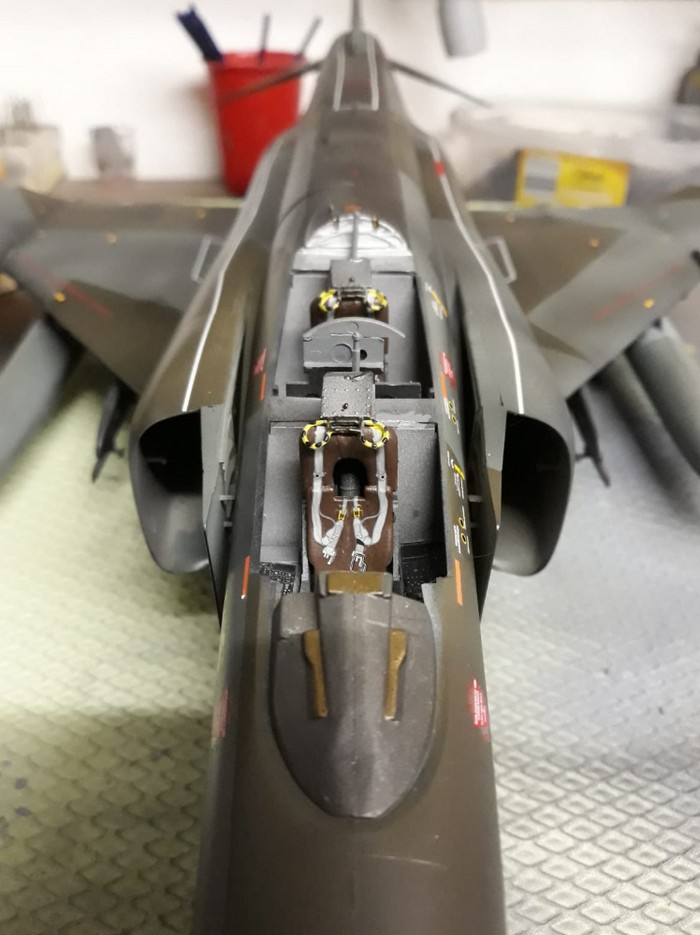 Die F4 Phantom im Maßstab 1:32 von Josef und Florian.