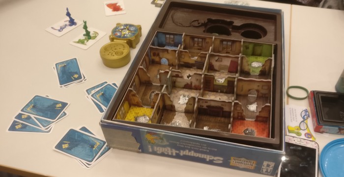 An einem Spieltisch auf der "Darmstadt spielt 2019"