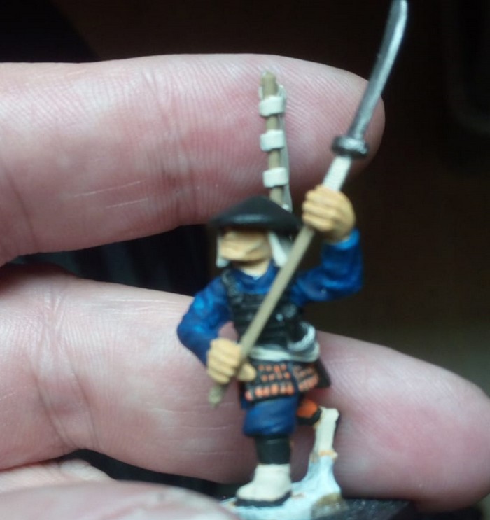 Ein weiterer Krieger aus der Dixon-Serie der Samurais in 28mm.