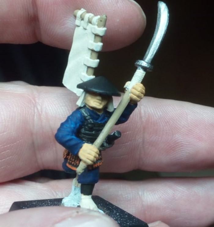 Ein weiterer Krieger aus der Dixon-Serie der Samurais in 28mm.