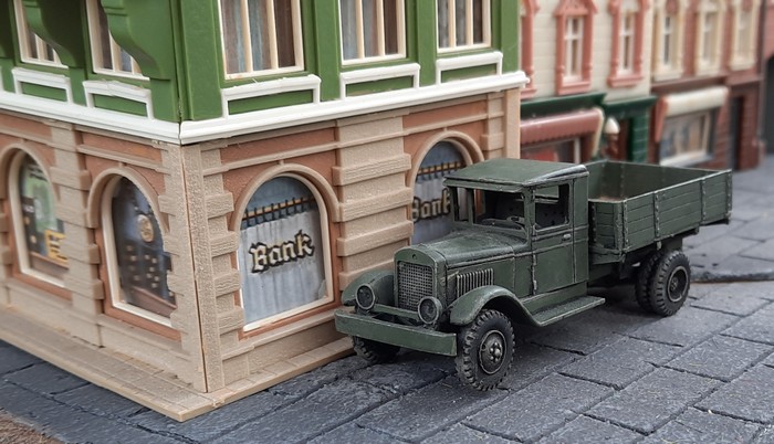 Der rettende Munitions-Lkw der Roten Armee.