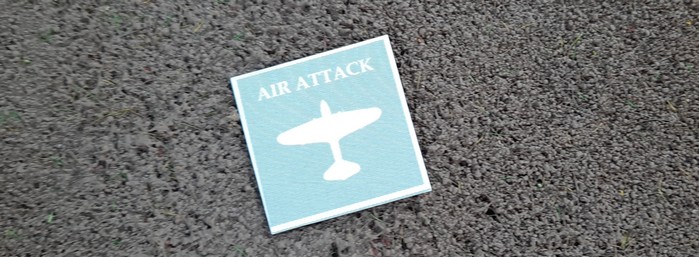 Air Attack. Leider wurde die im Battlegroup Regelwerk geforderte "5" nicht gewürfelt...