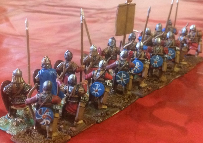 Byzantinische Infanterie.