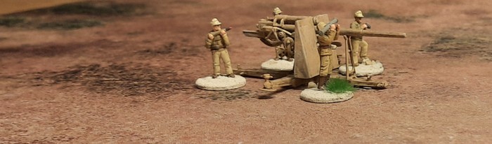 Eine Acht-Acht der 1. Batterie des Flak-Regiment 135 