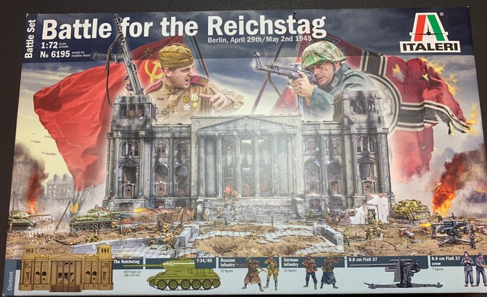 Unoxing: Italeri 6195: Battle for the Reichstag 1945 Battle-Set