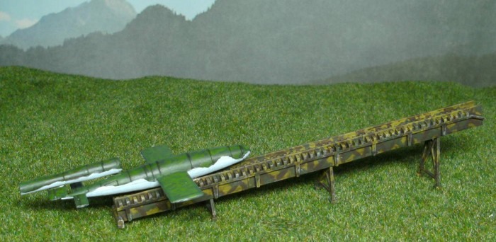 Das 15mm Modell der V1 von Flames of War in der Hit The Beach Starterbox (FWBX09) Alle Fotos vom Honischer