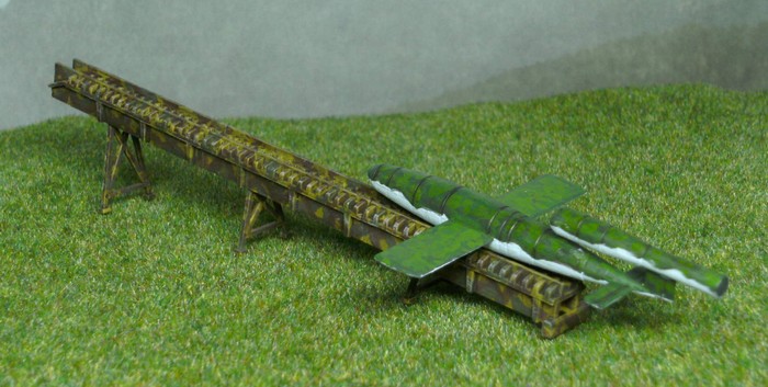 Das 15mm Modell der V1 von Flames of War in der Hit The Beach Starterbox (FWBX09) Alle Fotos vom Honischer