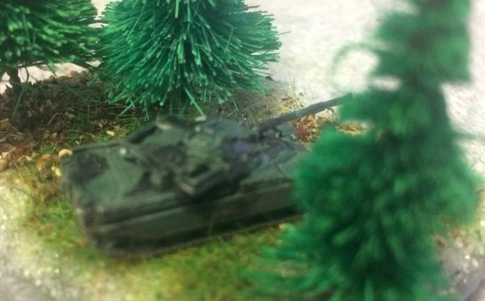 Von GHQ Models: der britische MBT Chieftain im Maßstab 1/285 bzw.6mm.