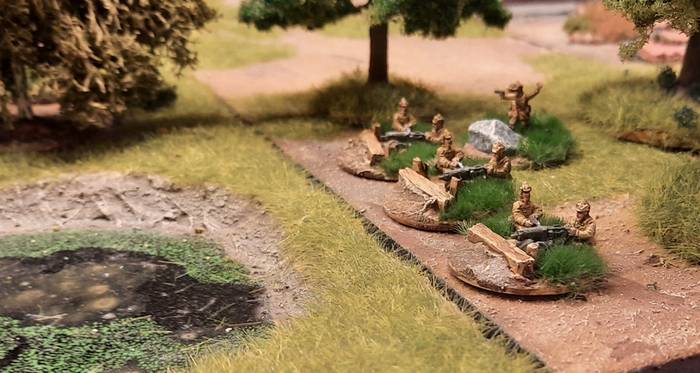 Die HMG der zweiten Verteidigungslinie der 75. Garde-Schützendivision riegeln die Flanke ab und sichern gegen einen Durchbruch durch die erste Verteidigungslinie.