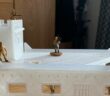 Gebäude für die Wüste: Testserie mit einem 3D-Filament-Drucker (Foto: Panzerschmied)