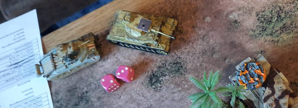 Der Matilda beißt sich am Panzer IV Ausf. G die Zähne aus.