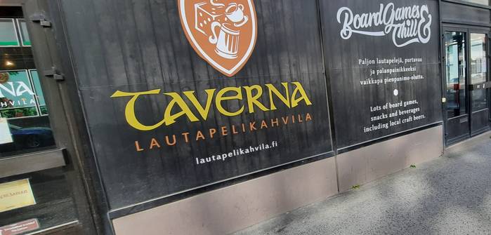Taverna Lautapelikahvila in Tampere: ein Traum für Tabletopper