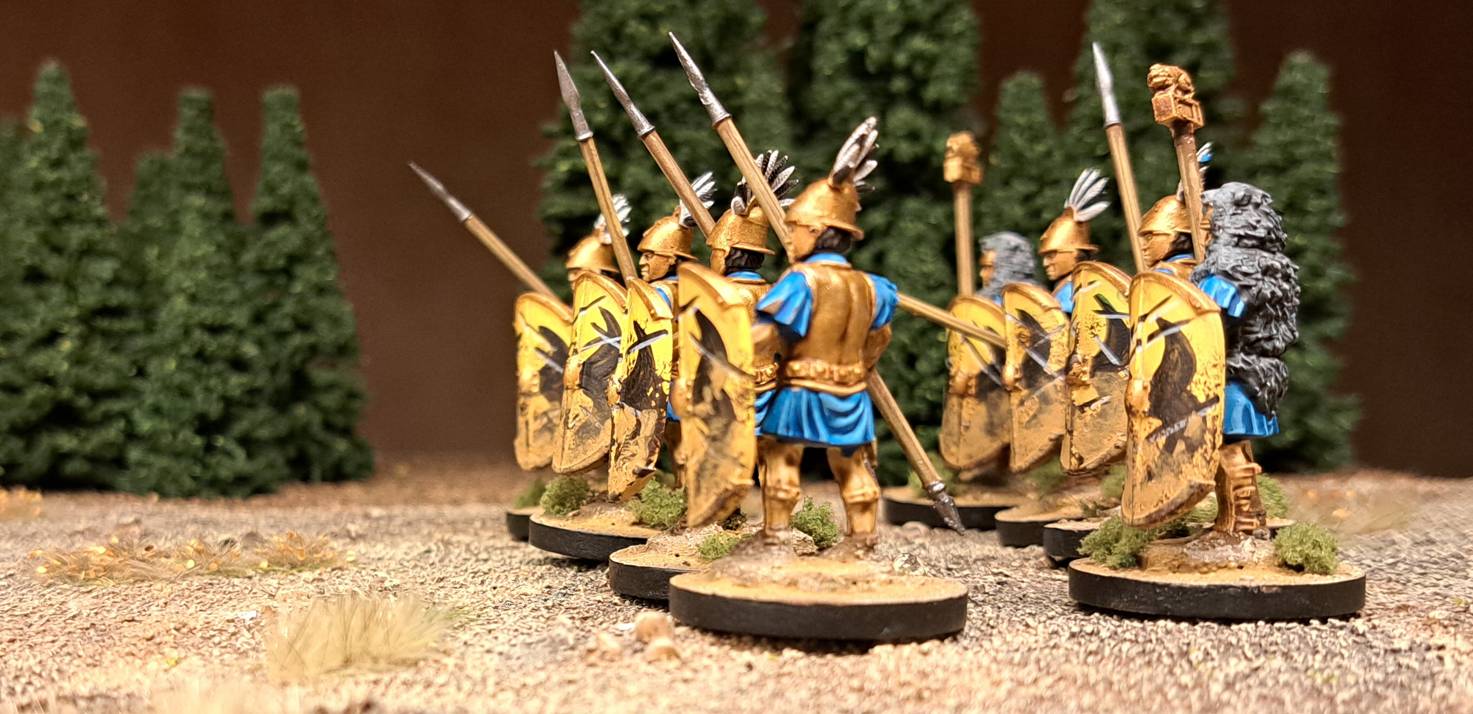 Die Linie der Römer von der Seite ( VXA007 Rome's Legions of The Republic I In Pectoral Armour Plus Velites and Command)