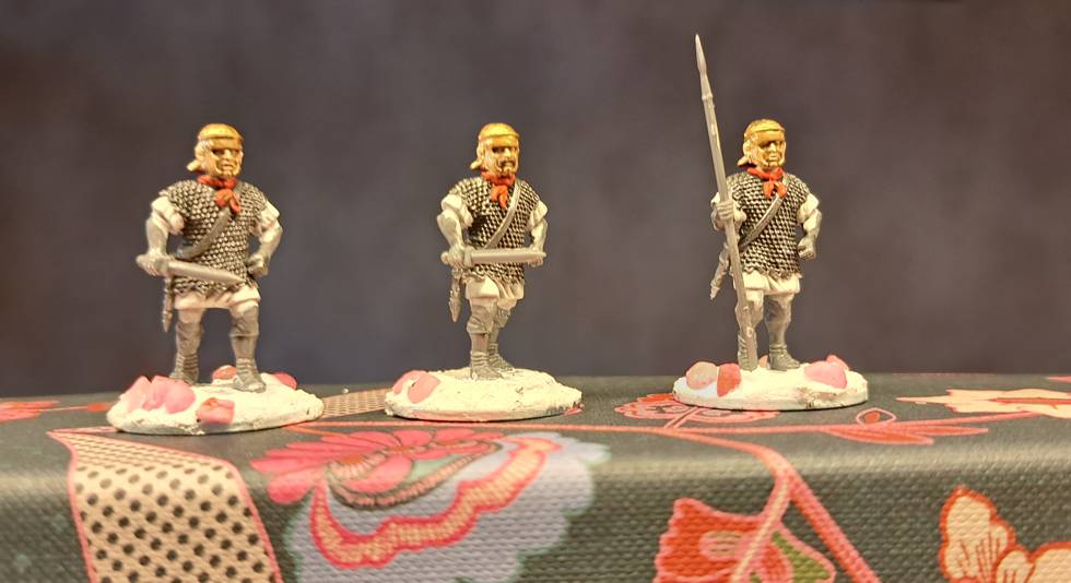Die Victrix VXA028 Early Imperial Roman Auxiliary Infantry ebenfalls mit weißen Tuniken.