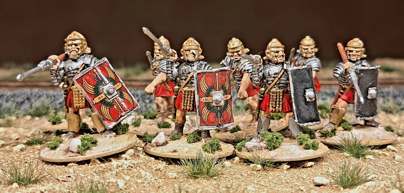1 Punkt SAGA Krieger: Warlord Games Hail Cesar Early Imperial Romans mit Pilum