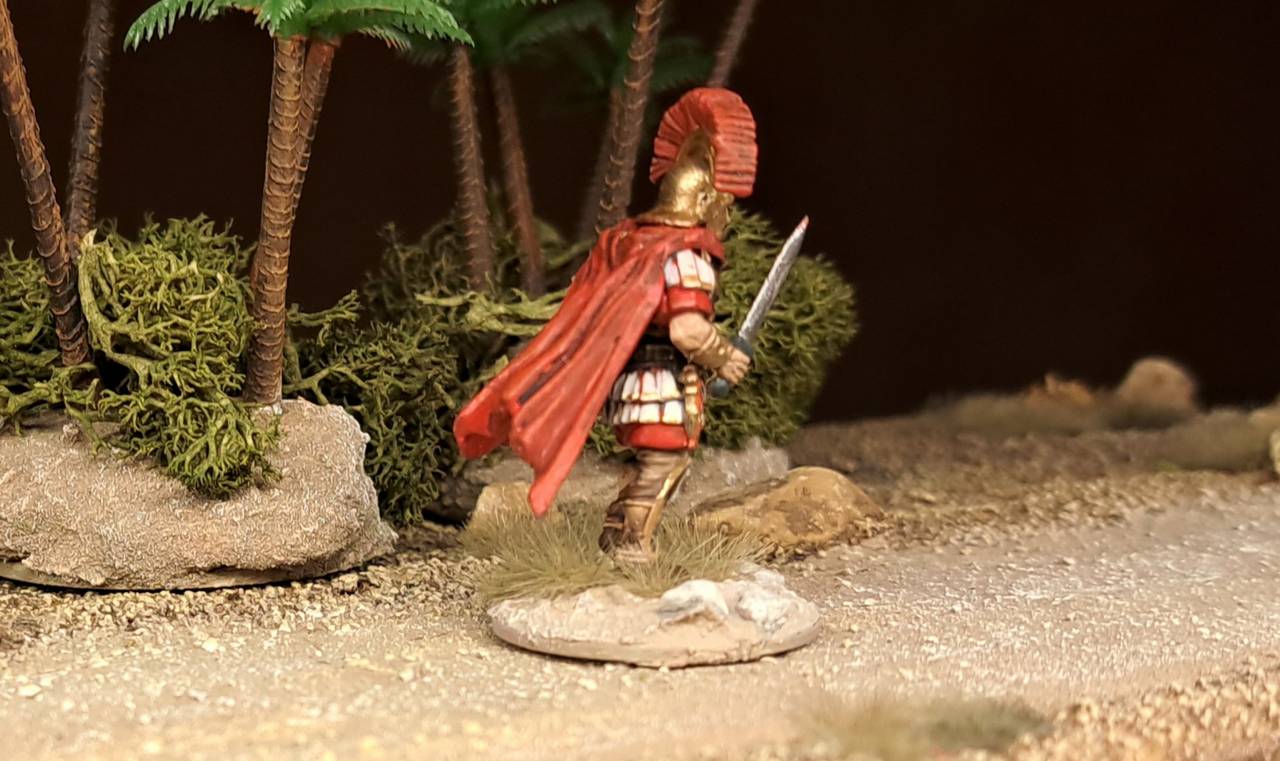 Centurio Gaius Africanus verlässt den Ort, der künftiges Unglück verheißt. Bei Karthago soll es Schlachten zu schlagen geben. Dorthin zieht es ihn!