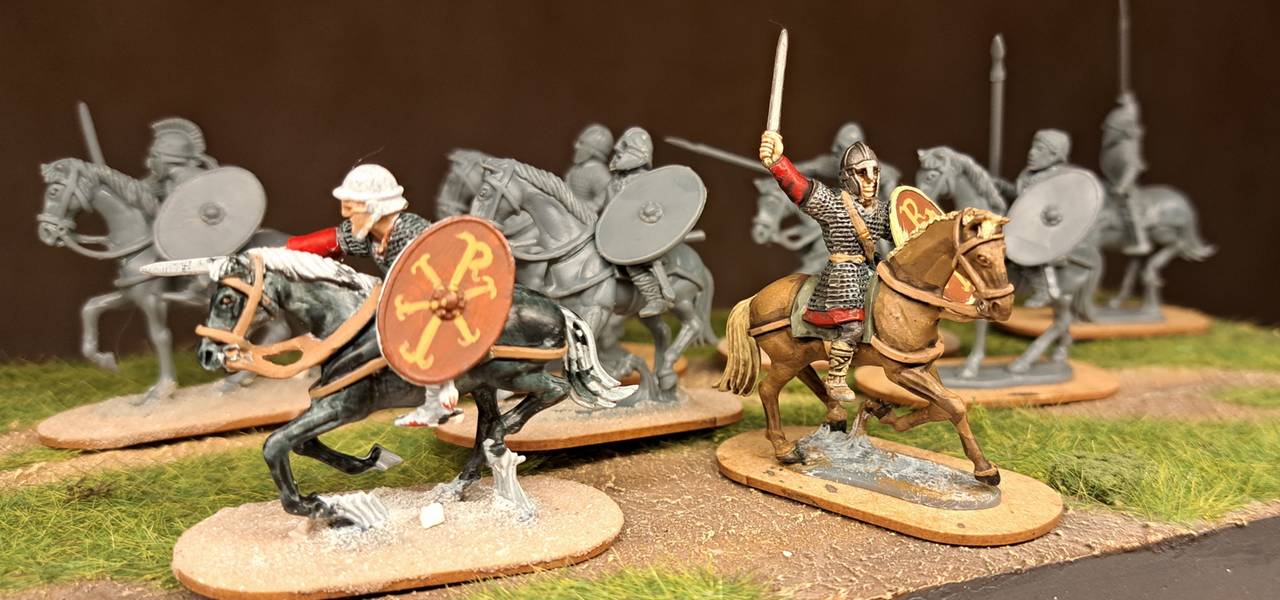 8 Reiter der Heavy Cavalry der Late Imperial Romans von Gripping Beast