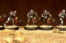 20 Necron Warrior aus Stephans Truppe