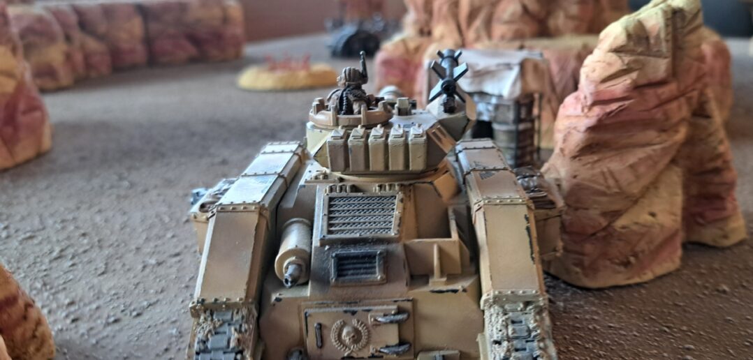 24. Gadschistan (Imperiale Tallarner) vs. Necrons: Eine Bättel nach One-Page-Rules