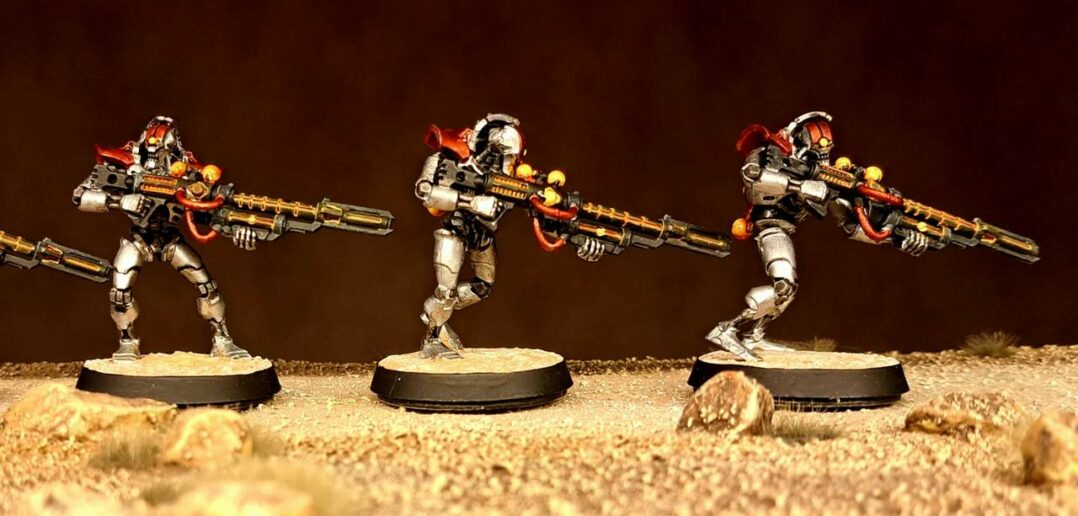4 Sniper "Deathmarks" aus Stephans Truppe