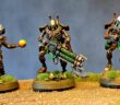 Der Necron Hochlord und seine Warscythe und sein Resurrection Orb
