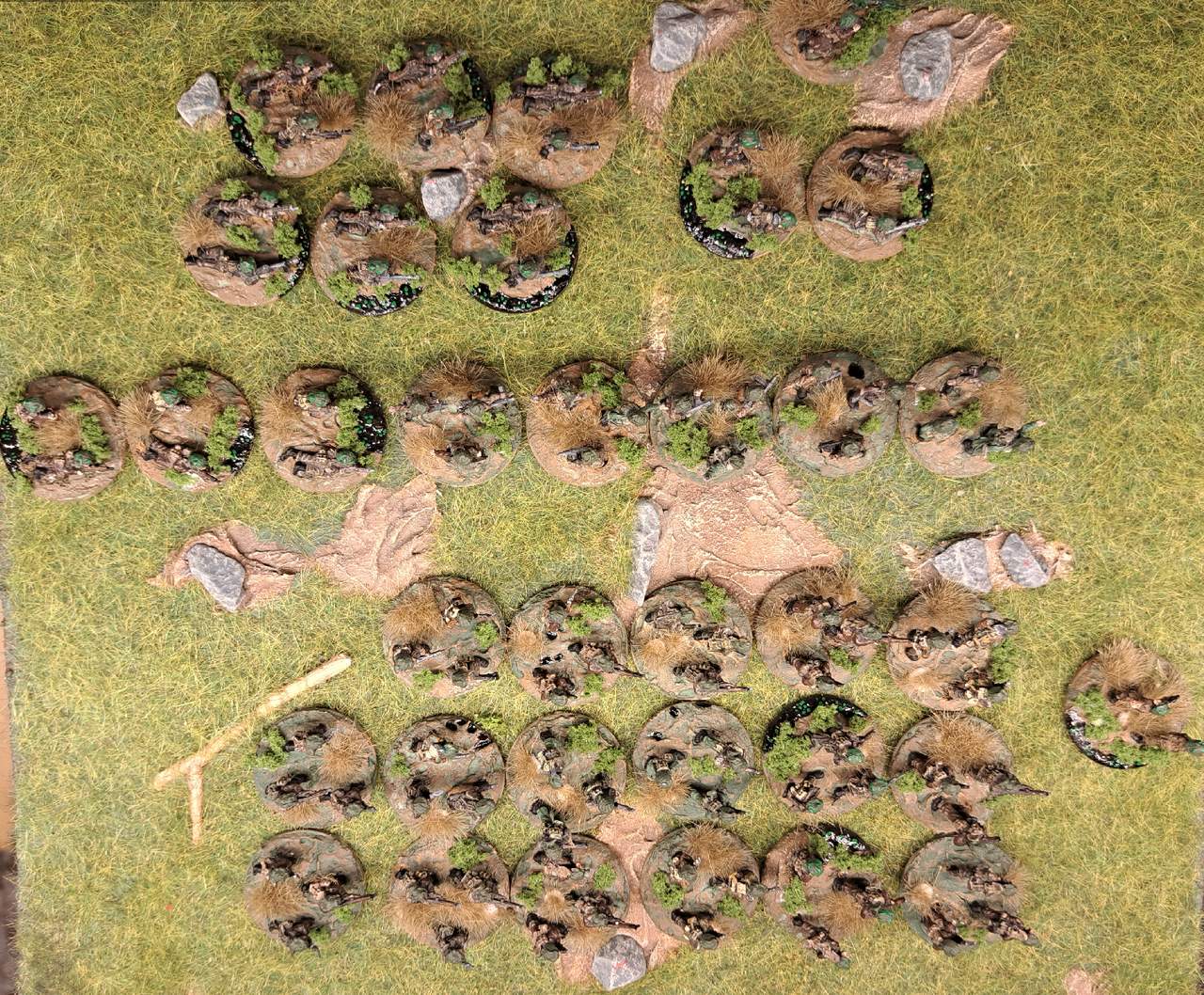 Die zweite British Infanty Company von Mark angetreten.