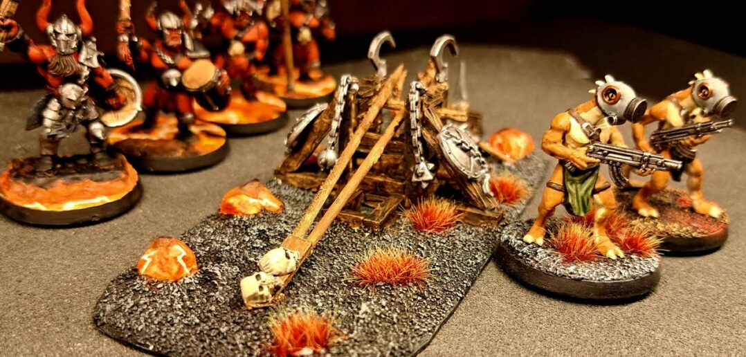 Das Schädelkatapult für SAGA Age of Magic