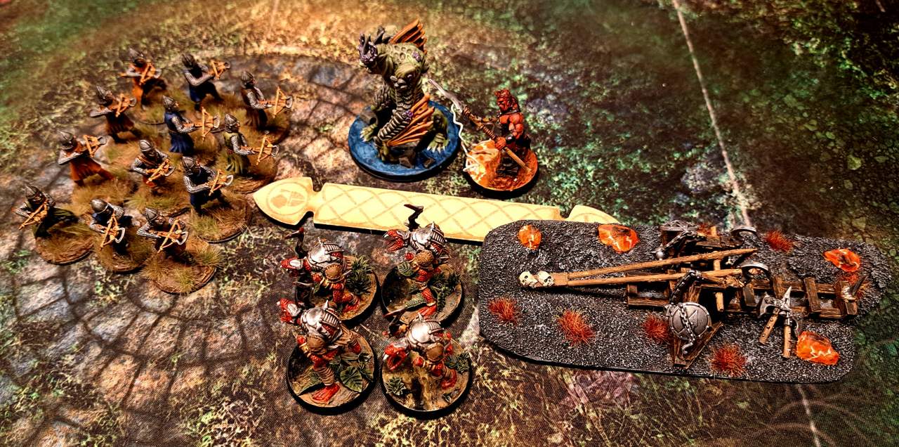 Dieses Foto zeigt, was passieren kann, wenn du deine Armbrustschützen mit der SAGA-Sonderfähigkeit "PORTAL" nahe von lohnenden Ziele im Umkreis "M" platzierst.