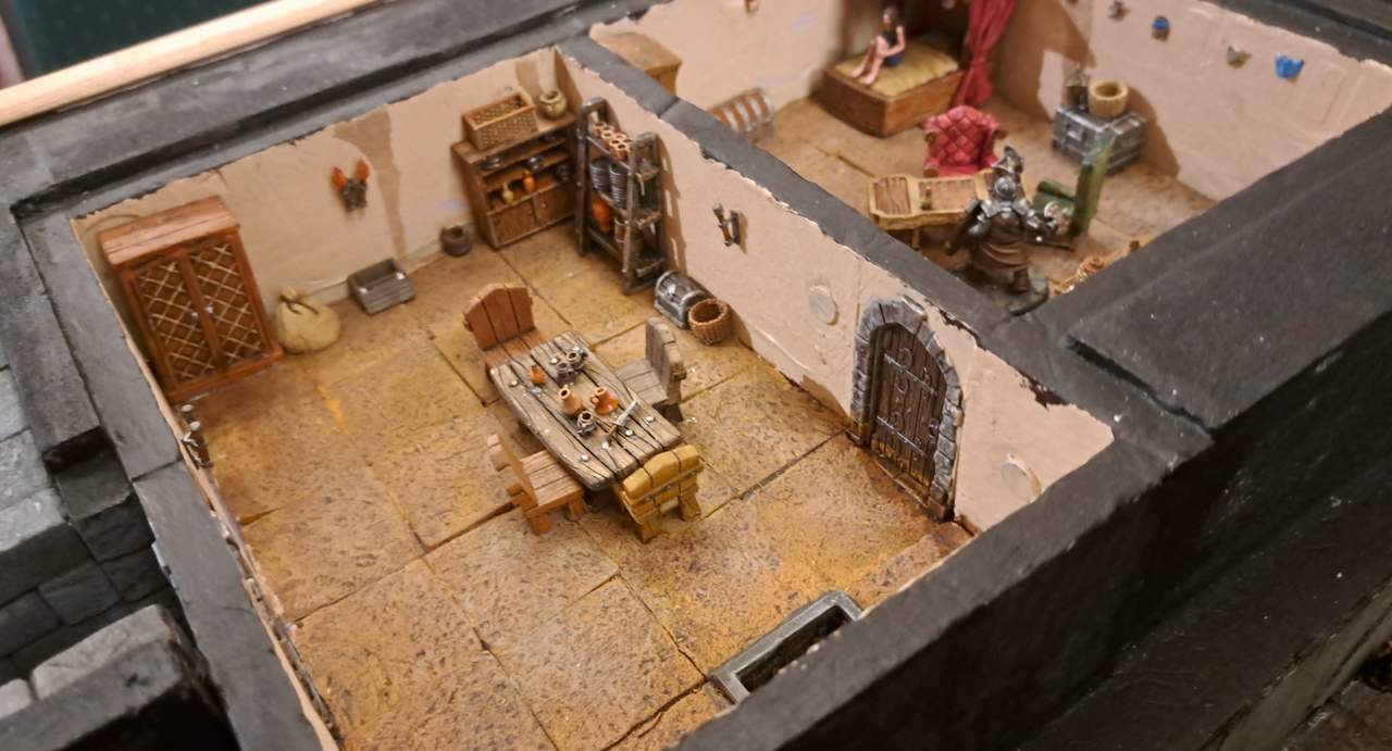 Sehr wohnlich eingerichtet, die finsteren Katakomben unter Havena.