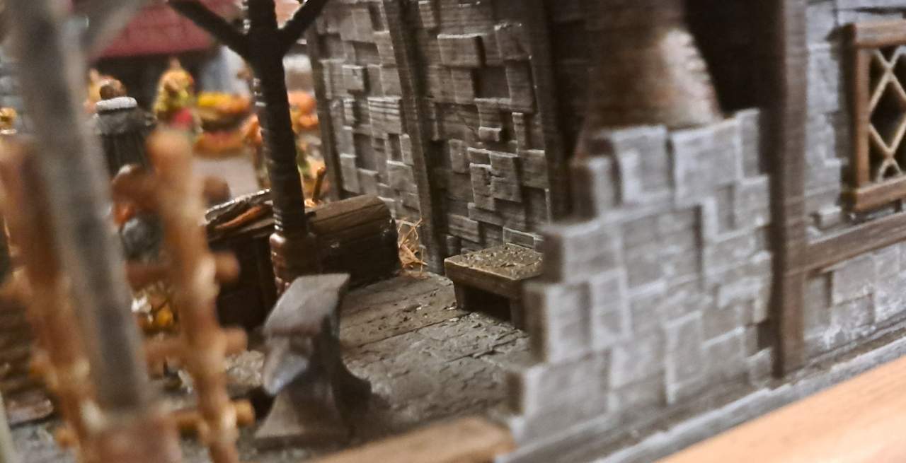 Ein Blick in die Schmiede.