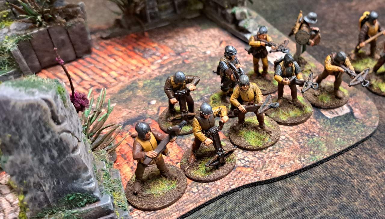 Die erste Armbrustschützen-Einheit der Burgunder