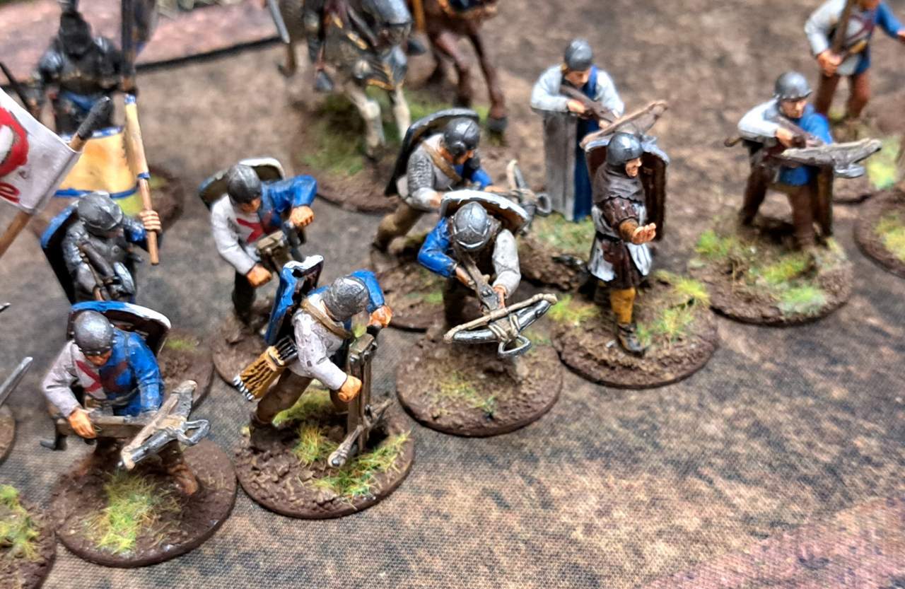 Die zweite Einheit Armbrustschützen der Burgunder