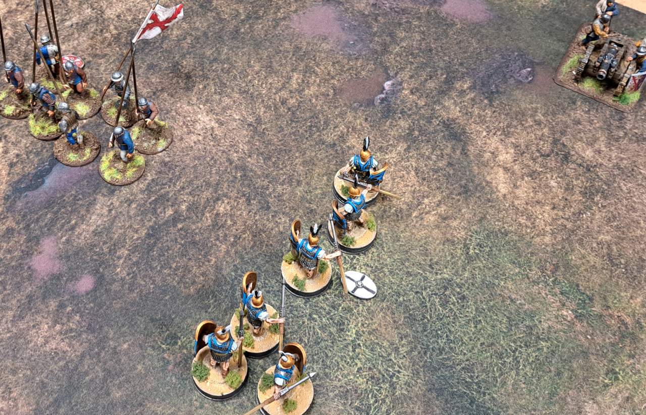 Ab und an prallen die römischen Veteranen zurück.