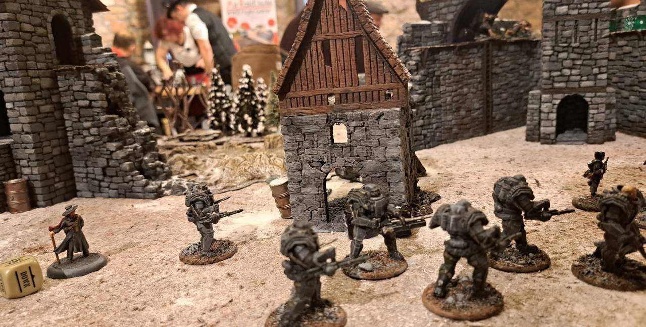 Kampf in den Ruinen von Burg Wulfenheim